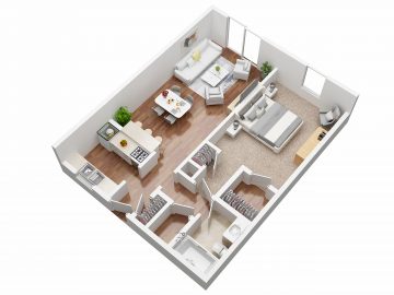 1 Bedroom Apartment